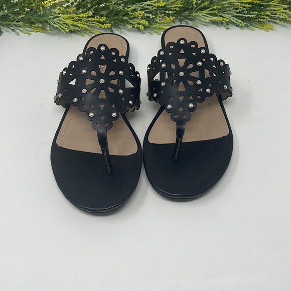 Charter Club Omanii Thong Slide Flat Sandals Size 9.5 M - Picture 2 of 8